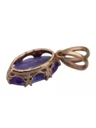 Vintage Pendant Alexandrite Original Vintage 14K Rose Gold vpc019r