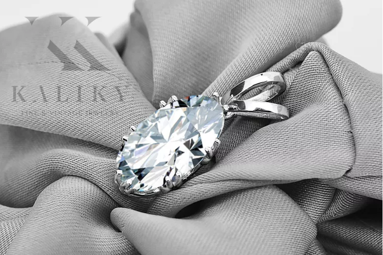 Висулка Винтидж крафт Циркон Оригинално ретро 14k розово злато vpc019r