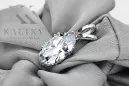 Vintage Pendant Zircon Original Vintage 14K Rose Gold vpc019r