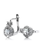 Pendientes Ajuste Oro rosa de 14 quilates Vintage cec003r