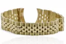 Жовтий 14k gold man's Rolex стиль дивитися браслет mbw022y