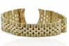Yellow 14k gold man's Rolex style watch bracelet mbw022y