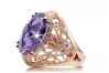Alexandrite Original Vintage 14K Rose Gold Ring Vintage style vrc074r