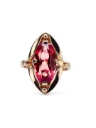 Ruby Original Vintage 14K Rose Gold Ring Vintage Jewlery vrc047r