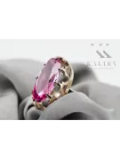 Vintage Anillo Amatista Oro rosa antiguo original de 14k vrc253r