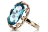 Original Vintage 14K Rose Gold Aquamarine Ring Vintage vrc253r