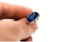 Ring Vintage style Sapphire Original Vintage 14K Rose Gold vrc253r