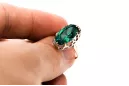 Original Vintage 14K Rose Gold Emerald Ring Vintage Jewlery vrc253r