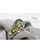 Yellow Peridot Original Vintage 14K Rose Gold Ring Vintage craft vrc253r