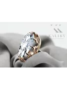 Vintage craft Ring Zircon Original Vintage 14K Rose Gold vrc253r