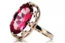 Ring Ruby Original Vintage 14K Rose Gold Vintage craft vrc253r