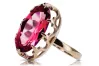 Ring Ruby Original Vintage 14K Rose Gold Vintage craft vrc253r