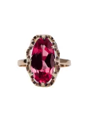 Ring Ruby Original Vintage 14K Rose Gold Vintage craft vrc253r