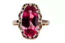Ring Ruby Original Vintage 14K Rose Gold Vintage craft vrc253r