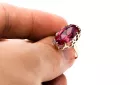 Ring Ruby Original Vintage 14K Rose Gold Vintage craft vrc253r
