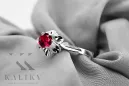 Sterling silver 925 Ruby Ring Vintage craft vrc004s