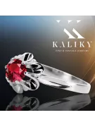 Sterling silver 925 Ruby Ring Vintage craft vrc004s