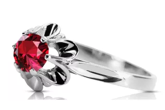 Sterling silver 925 Ruby Ring Vintage craft vrc004s