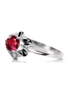 Sterling silver 925 Ruby Ring Vintage craft vrc004s