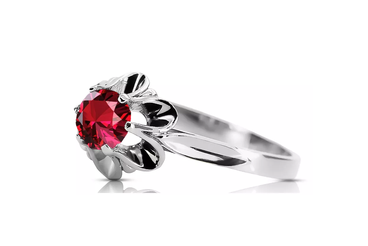 Sterling silver 925 Ruby Ring Vintage craft vrc004s Sterling silver 925 Ruby Ring Vintage craft vrc004s