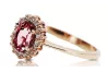 Ruby Original Vintage 14K Rose Gold Ring Vintage crc009r