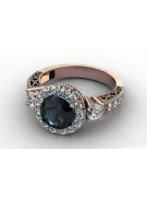 Original Vintage 14K Rose Gold Alexandrite Ring Vintage crc003r