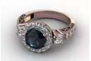Original Vintage 14K Rose Gold Alexandrite Ring Vintage crc003r