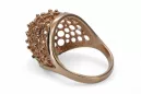 Russian Soviet rose pink 14k 585 gold Vintage ring vrn005