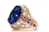 Vintage Ring Sapphire Original Vintage 14K Rose Gold vrc074r