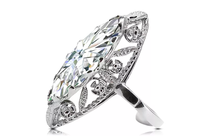 Russe rose soviétique 14k 585 or Alexandrite Ruby Emerald Sapphire Zircon ring vrc014