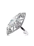 Russian Soviet rose 14k 585 gold Alexandrite Ruby Emerald Sapphire Zircon ring  vrc014