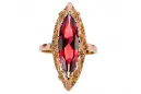 Ring Ruby Original Vintage 14K Rose Gold Vintage vrc005r