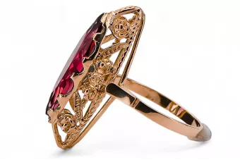 Ring Ruby Original Vintage 14K Rose Gold Vintage vrc005r