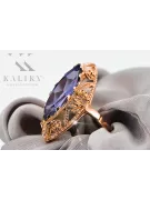 Alexandrite Original Vintage 14K Rose Gold Ring Vintage Jewlery vrc005r