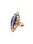 Alexandrite Original Vintage 14K Rose Gold Ring Vintage Jewlery vrc005r
