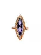 Alexandrite Original Vintage 14K Rose Gold Ring Vintage Jewlery vrc005r