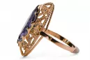 Alexandrite Original Vintage 14K Rose Gold Ring Vintage Jewlery vrc005r