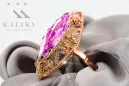 Ring Amethyst Original Vintage 14K Rose Gold Vintage Jewlery vrc005r