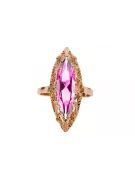 Ring Amethyst Original Vintage 14K Rose Gold Vintage Jewlery vrc005r