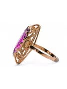 Ring Amethyst Original Vintage 14K Rose Gold Vintage Jewlery vrc005r