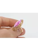 Ring Amethyst Original Vintage 14K Rose Gold Vintage Jewlery vrc005r