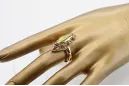 Yellow Peridot Original Vintage 14K Rose Gold Ring Vintage craft vrc005r