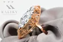Ring Vintage Jewlery Zircon Original Vintage 14K Rose Gold vrc005r