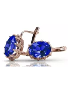 Vintage rose pink 14k 585 gold alexandrite sapphire vec079 Vintage