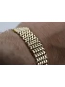 Yellow rose gold bracelet ★ russiangold.com ★ Gold 585 333 Low price