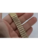 Yellow rose gold bracelet ★ russiangold.com ★ Gold 585 333 Low price