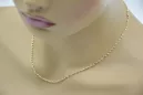 Italian yellow 14k 585 gold Rope Singapore chain cc074y