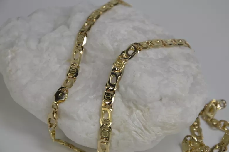 Yellow rose gold bracelet ★ russiangold.com ★ Gold 585 333 Low price