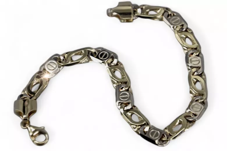 Yellow rose gold bracelet ★ russiangold.com ★ Gold 585 333 Low price