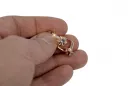 الأقراط الفاخرة من 14 كارت 585 الذهب الوردي ve195 alexandrite الروبين الزمرد الزعفران ...